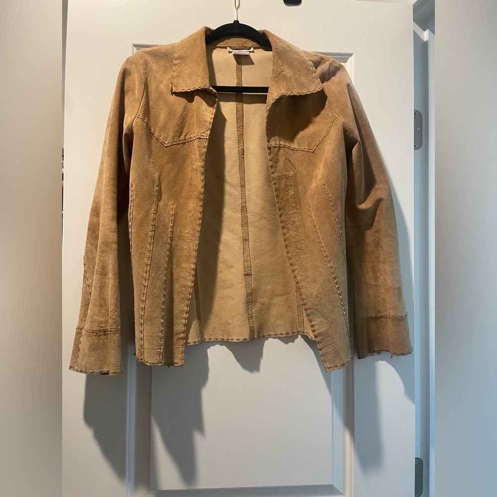 Wet seal vintage leather jacket